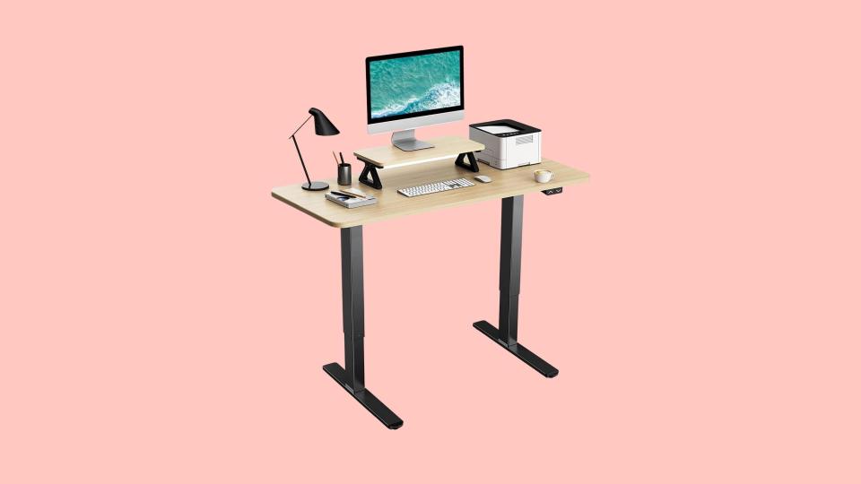 Save 37% on the Totnz electric standing desk today at Amazon.