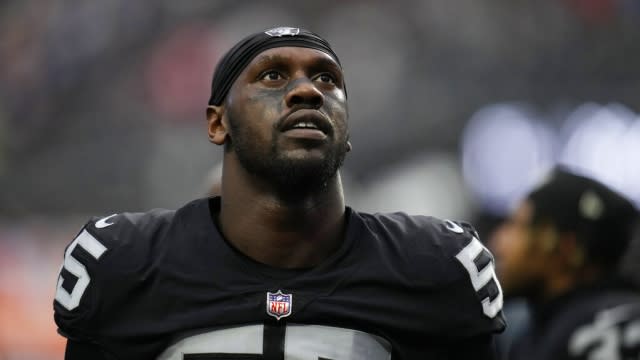 Las Vegas Raiders defensive end Chandler Jones