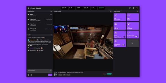 Twitch's new dashboard for creators.