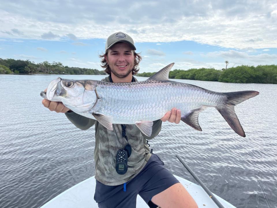 angler tarpon fishing