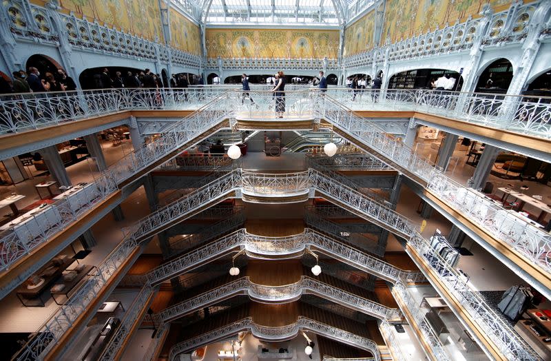 Luxury goods group LVMH unveils Samaritaine department store in Paris