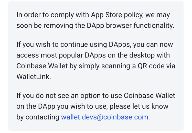 Coinbase announces WalletLink: how to access dApps with the browser