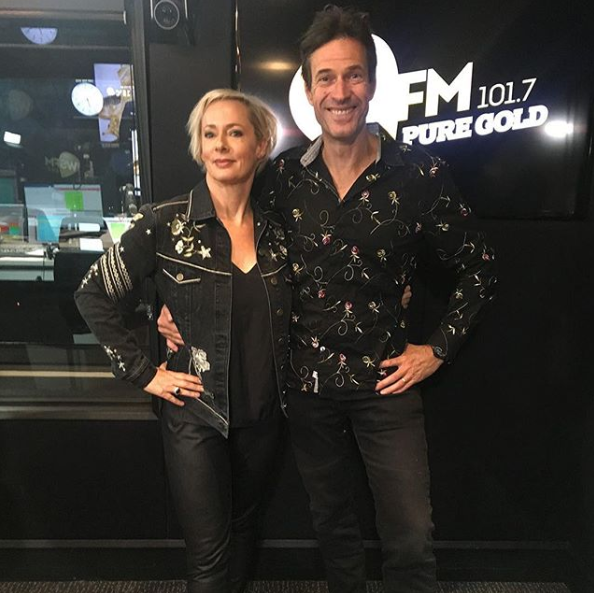 Jonesy hosts WSFM’s breakfast radio alongside Amanda Keller. Source: Instagram/jonesyandamanda