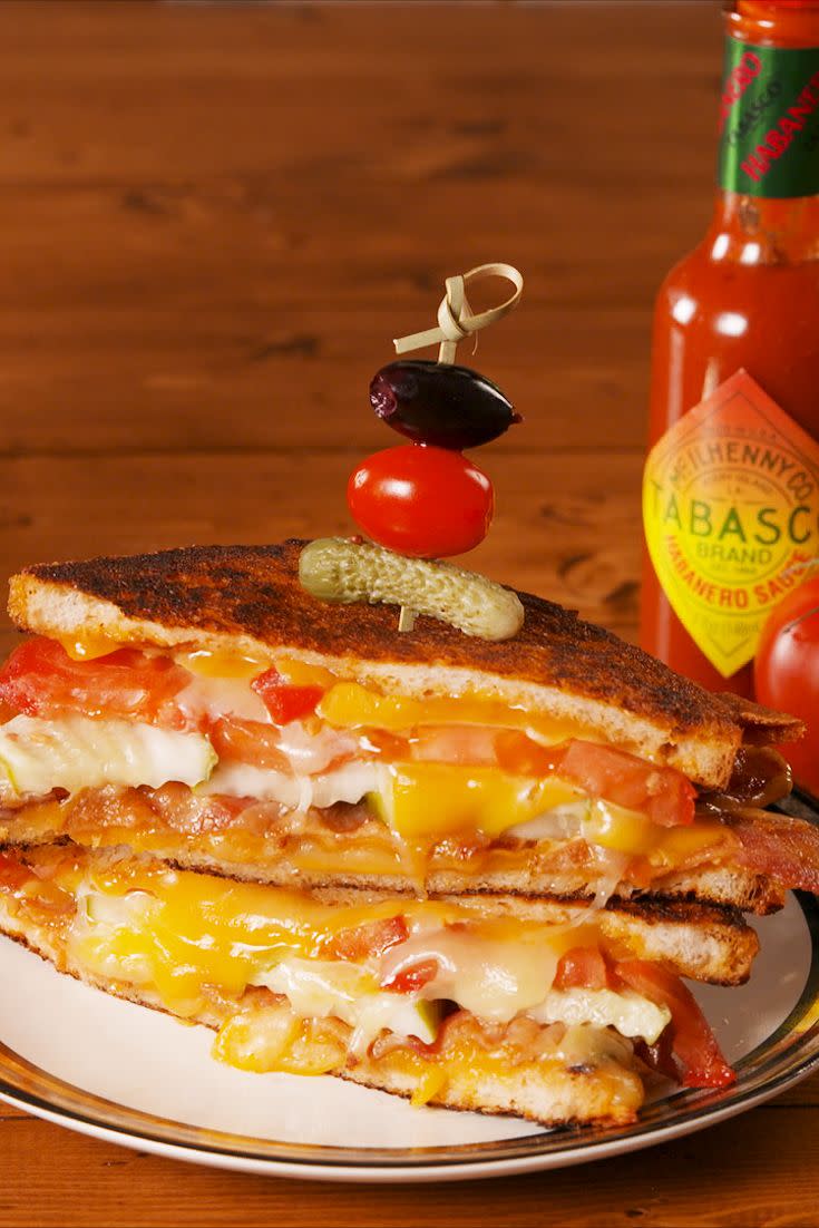 Bloody Mary Grilled Cheese