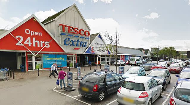 Ms Duckers praised Tesco Baguley for its handling of th situation in a Facebook post. Photo: Google Maps