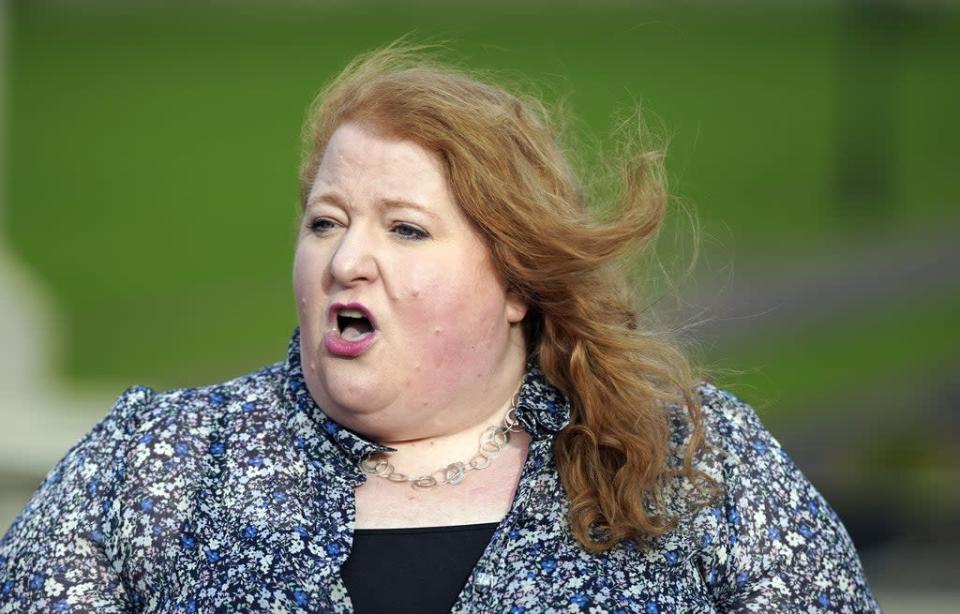 Leader of the Alliance Party Naomi Long said DUP threats to collapse the Stormont Assembly were &#x002019;embarrassing&#x002019; (Niall Carson/PA) (PA Wire)
