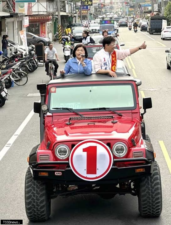 雲林縣虎尾鎮長與麥寮鄉長補選：激烈競選，三大政黨角力！(記者劉春生攝)