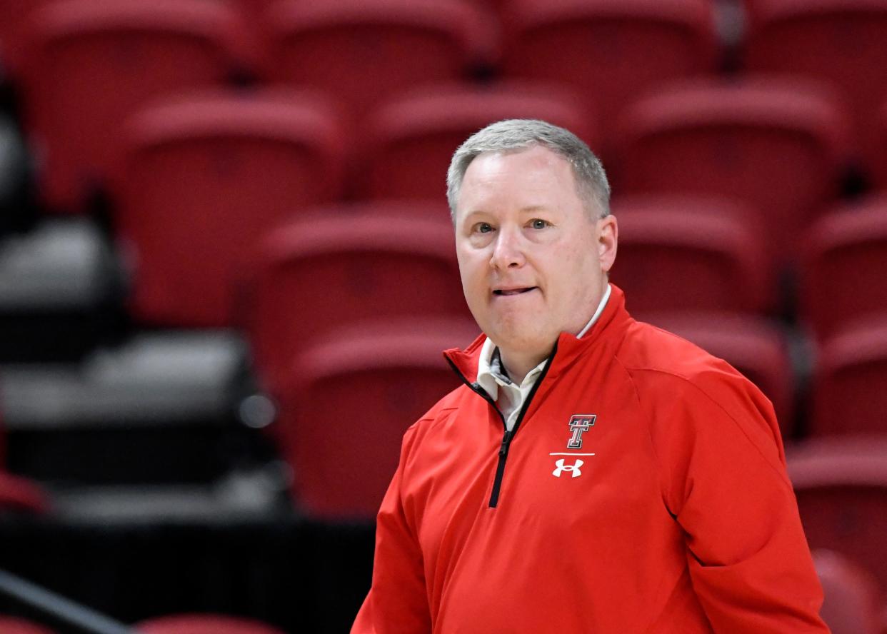 Texas Tech coach Tony Graystone leads the Red Raiders against a top-ranked Texas in a match Sunday at United Supermarkets Arena.