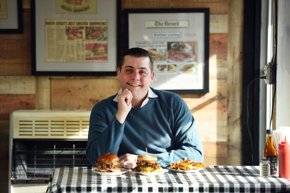 Stephen Chrisomalis, owner of Steve's Burgers in Garfield .