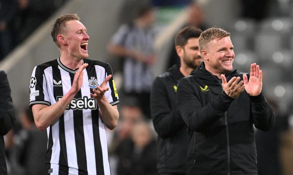 Howe and Newcastle have enjoyed highs this year, including the 4-1 win over PSG (Getty)