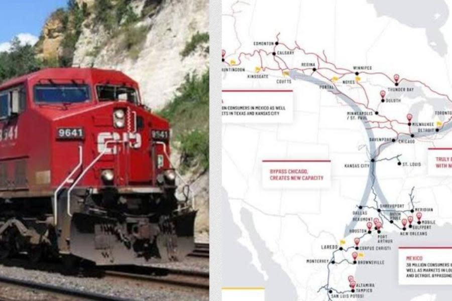 Tren que conectará México-Estados Unidos-Canadá llegará al país latino este mes 