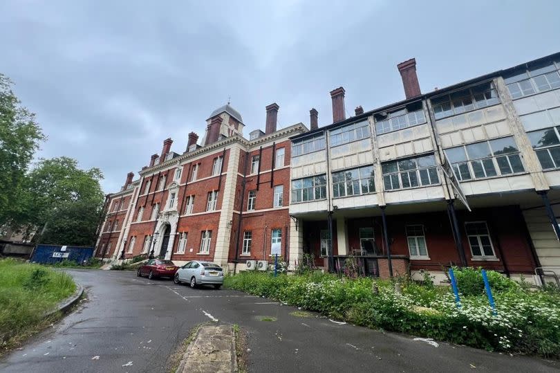 A recent photograph of London Chest Hospital