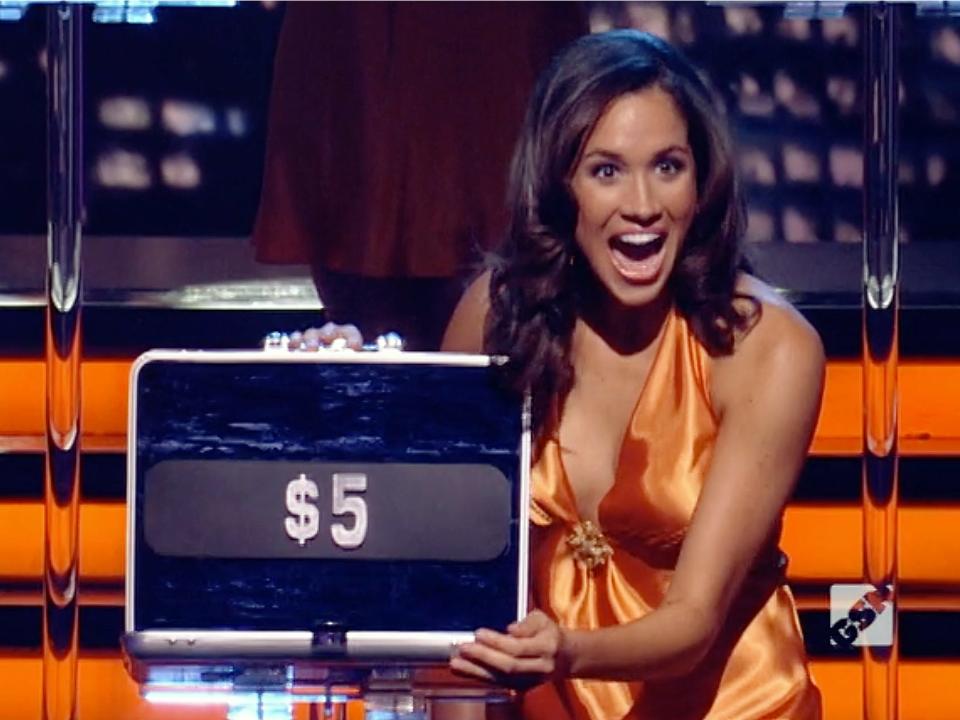 Meghan Markle on "Deal or No Deal."