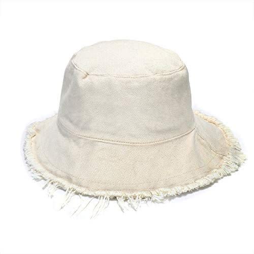 Casual Wide Brim Cotton Bucket Hat