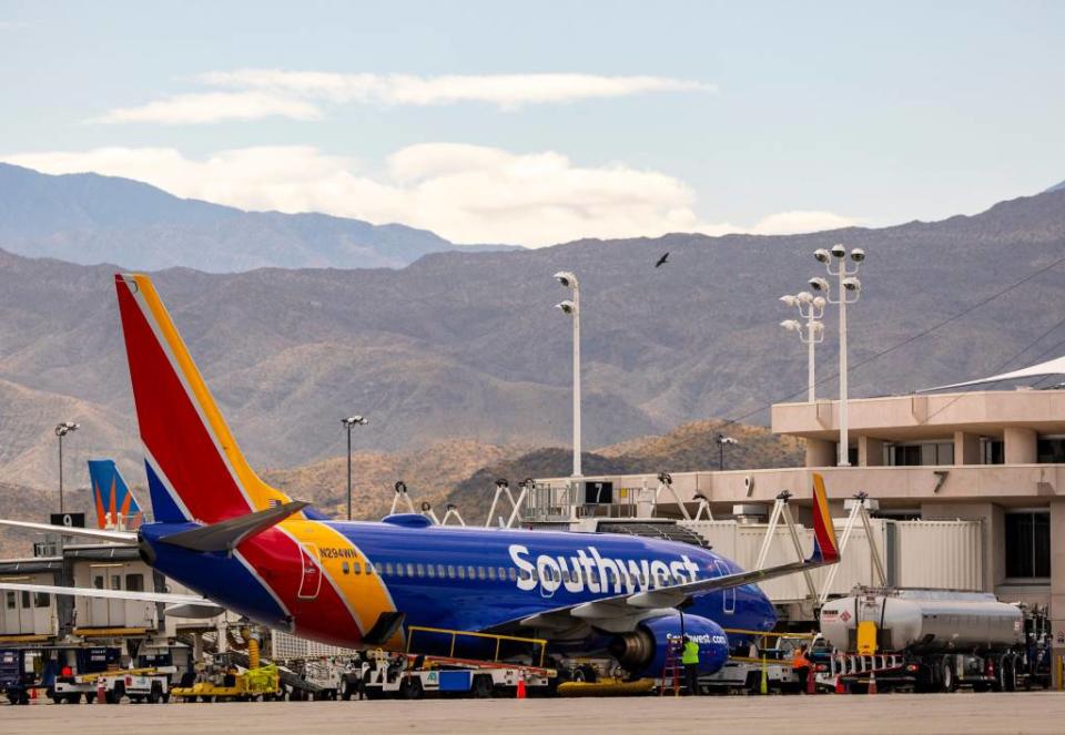 The airline’s long-standing policy of open seating creates an issue with pre-boarding other airlines don’t have to face. Andy Abeyta/The Desert Sun / USA TODAY NETWORK