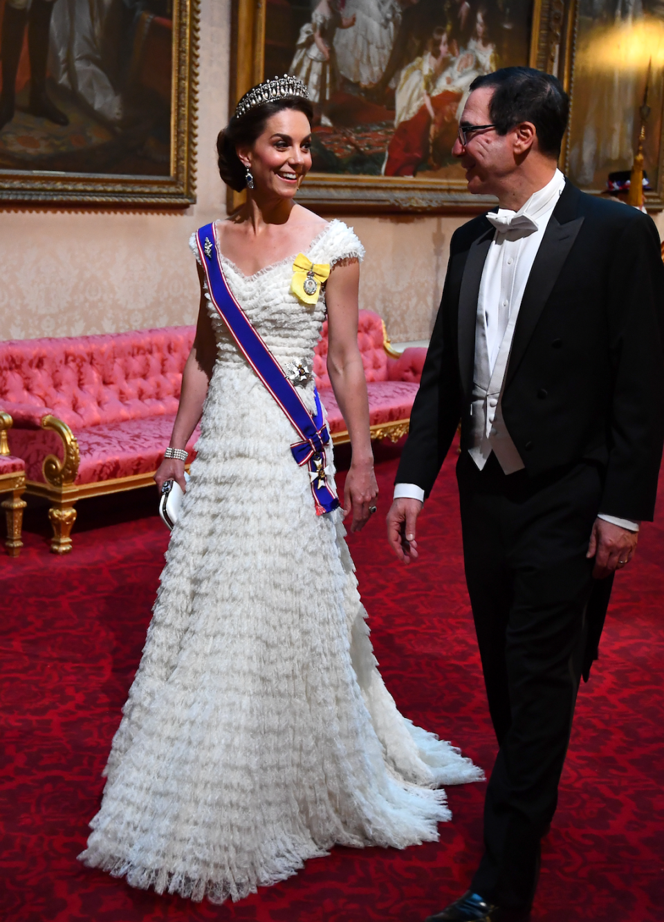 The duchess and the Lover's Knot Tiara in 2019