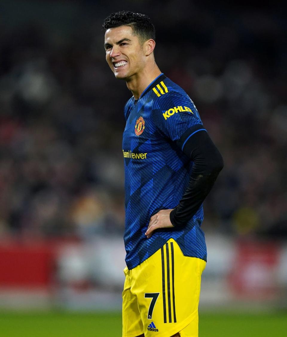 Cristiano Ronaldo is a doubt for this weekend’s game (Mike Egerton/PA) (PA Wire)