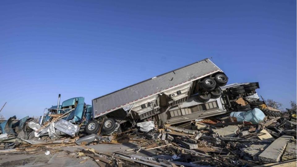 A tornado in Mississippi damaged homes, knocked power out for thousands and killed more than two dozen people.