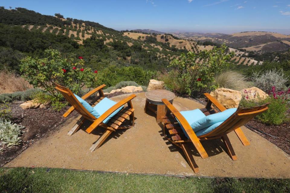 Daou Vineyards and Winery offers spectacular views of the hills west of Paso Robles.