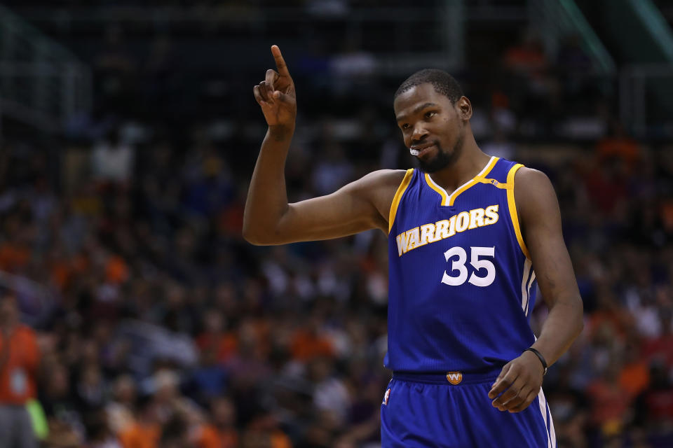 Kevin Durant (AFP Photo/Christian Petersen)