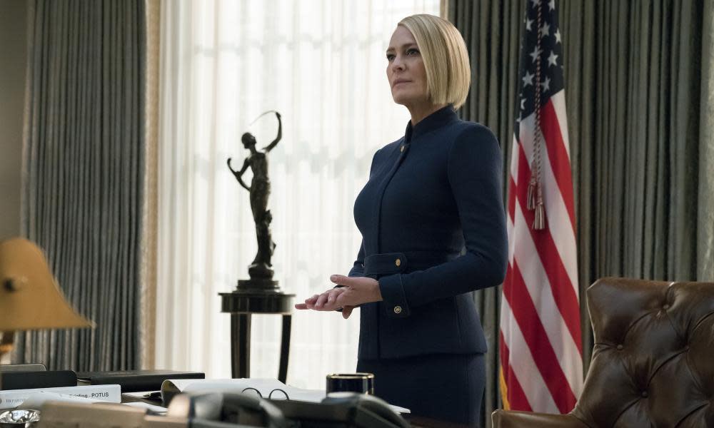 Robin Wright as Claire Underwood in House of Cards.