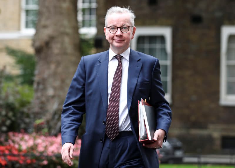 Weekly cabinet meeting at Downing Street in London