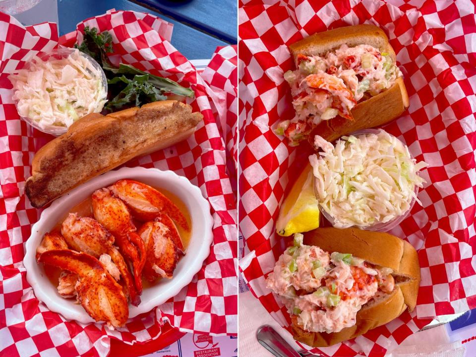 Lunch lobster rolls