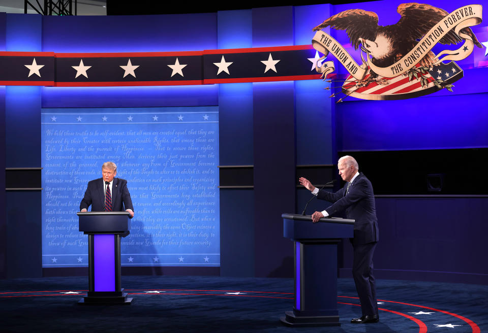 Image: Donald Trump And Joe Biden Participate In First Presidential Debate (Win McNamee / Getty Images)