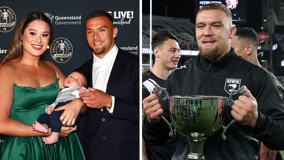 James Fisher-Harris (pictured) has stunned the NRL community having left the Panthers to join the Warriors on compassionate grounds to be closer to his family. (Getty Images)