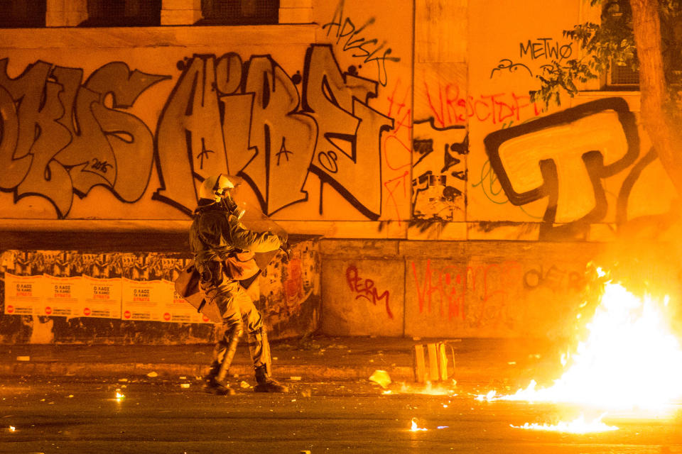 Greeks protest Obama’s visit