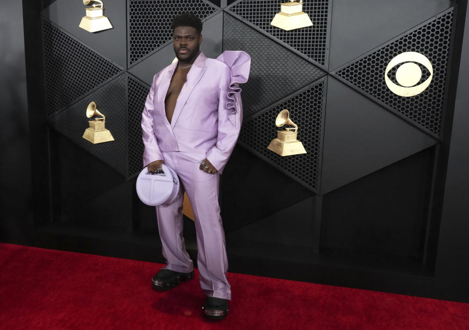 Nene L.A. Shiro arrives at the 66th annual Grammy Awards on Sunday, Feb. 4, 2024, in Los Angeles. (Photo by Jordan Strauss/Invision/AP)