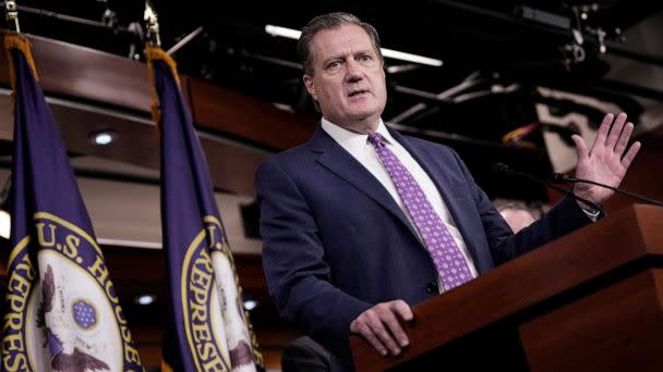 PHOTO: FILE - Ranking member of the House Intelligence Committee Rep. Mike Turner speaks during a news conference with members of the House Intelligence Committee at the U.S. Capitol Aug. 12, 2022 in Washington, DC. (Drew Angerer/Getty Images, FILE)