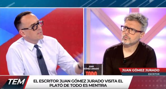Risto Mejide y Juan Gómez-Jurado, en 'Todo es Mentira'.