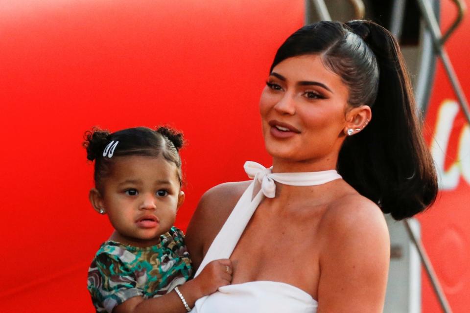 Kylie Jenner and her daughter Stormi Webster (Reuters)
