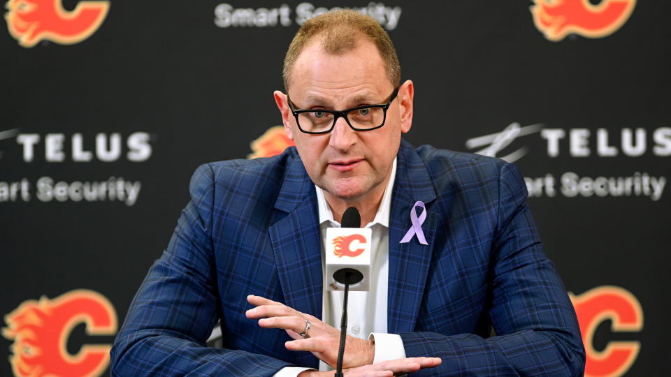 Brad Treliving is the new general manager of the Maple Leafs. (Getty)