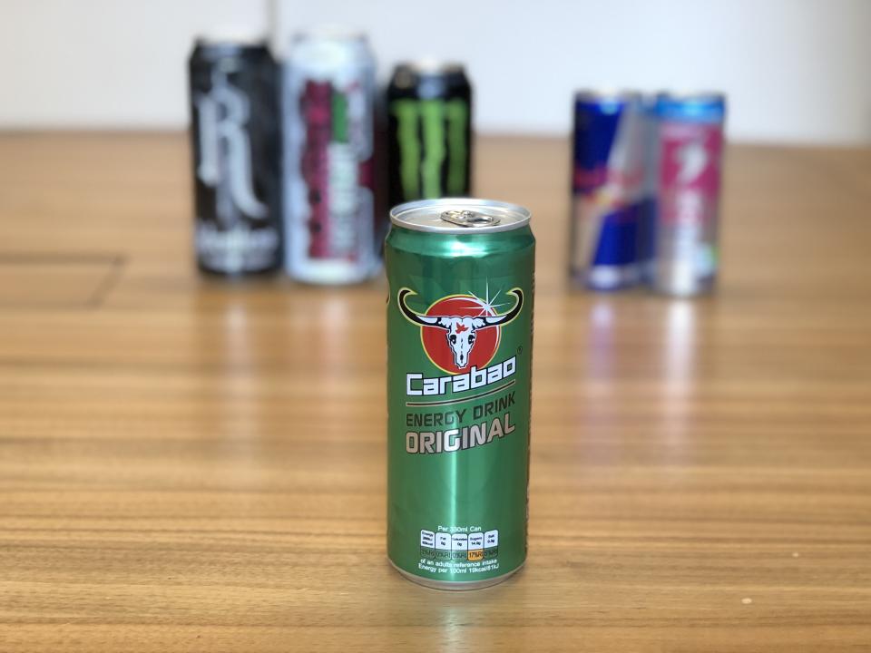 Carabao is a Thai energy drink and sponsors the EFL cup (now known as the Carabao Cup)