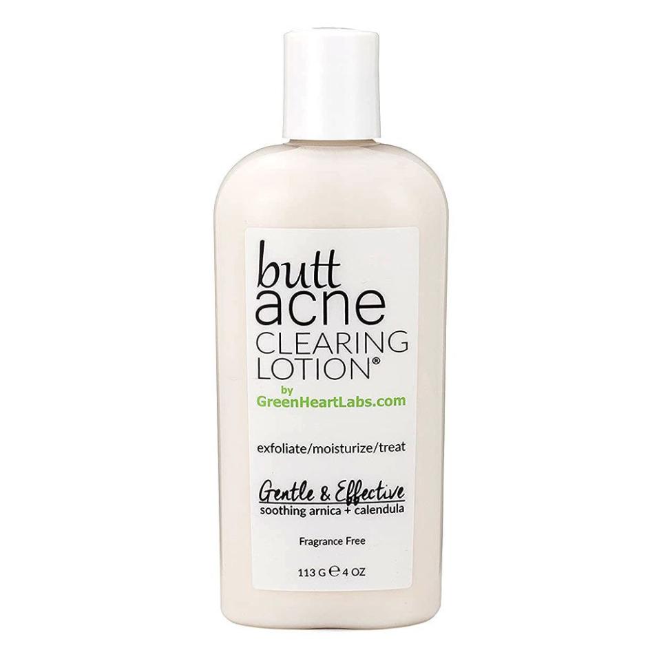 3) Butt Acne Clearing Lotion
