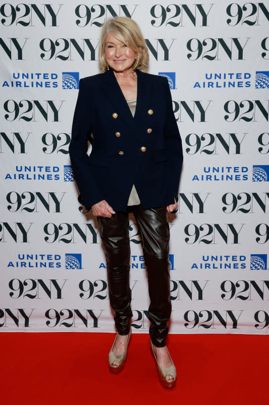 NEW YORK, NEW YORK - OCTOBER 04: Martha Stewart attends Fashion Icons with Fern Mallis: Martha Stewart at 92NY on October 04, 2023 in New York City. (Photo by Jason Mendez/Getty Images)<p>Jason Mendez/Getty Images</p>
