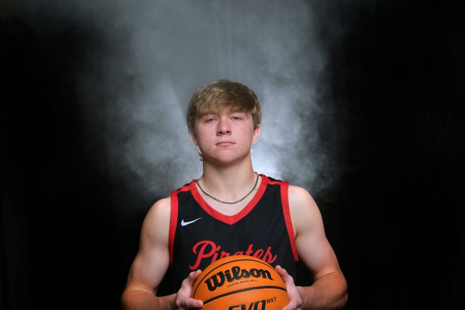 After winning three consecutive state championships at Dale, Dayton Forsythe is The Oklahoman's 2024 Super 5 boys basketball Player of the Year.