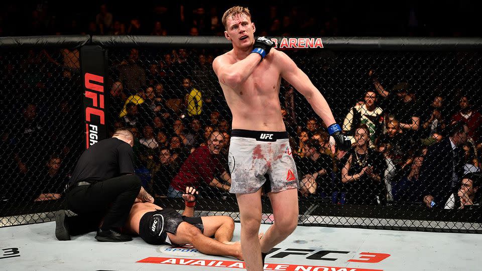 Volkov walks away in victory. Pic: Getty