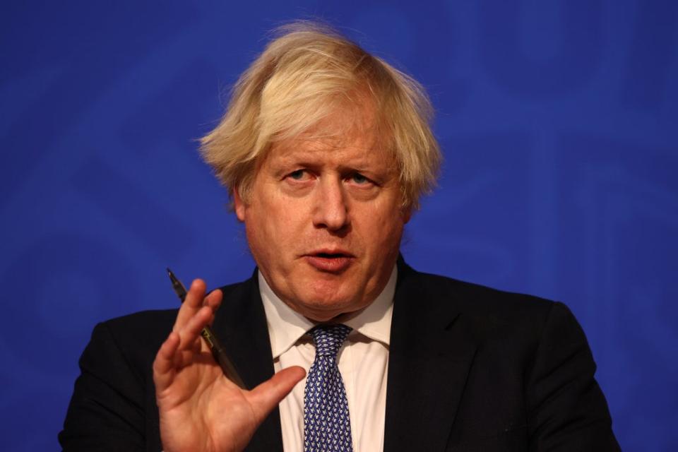 Prime Minister Boris Johnson said introducing Plan B restrictions to curb coronavirus is a ‘proportionate and responsible’ response to the spread of the Omicron variant (Adrian Dennis/PA) (PA Wire)
