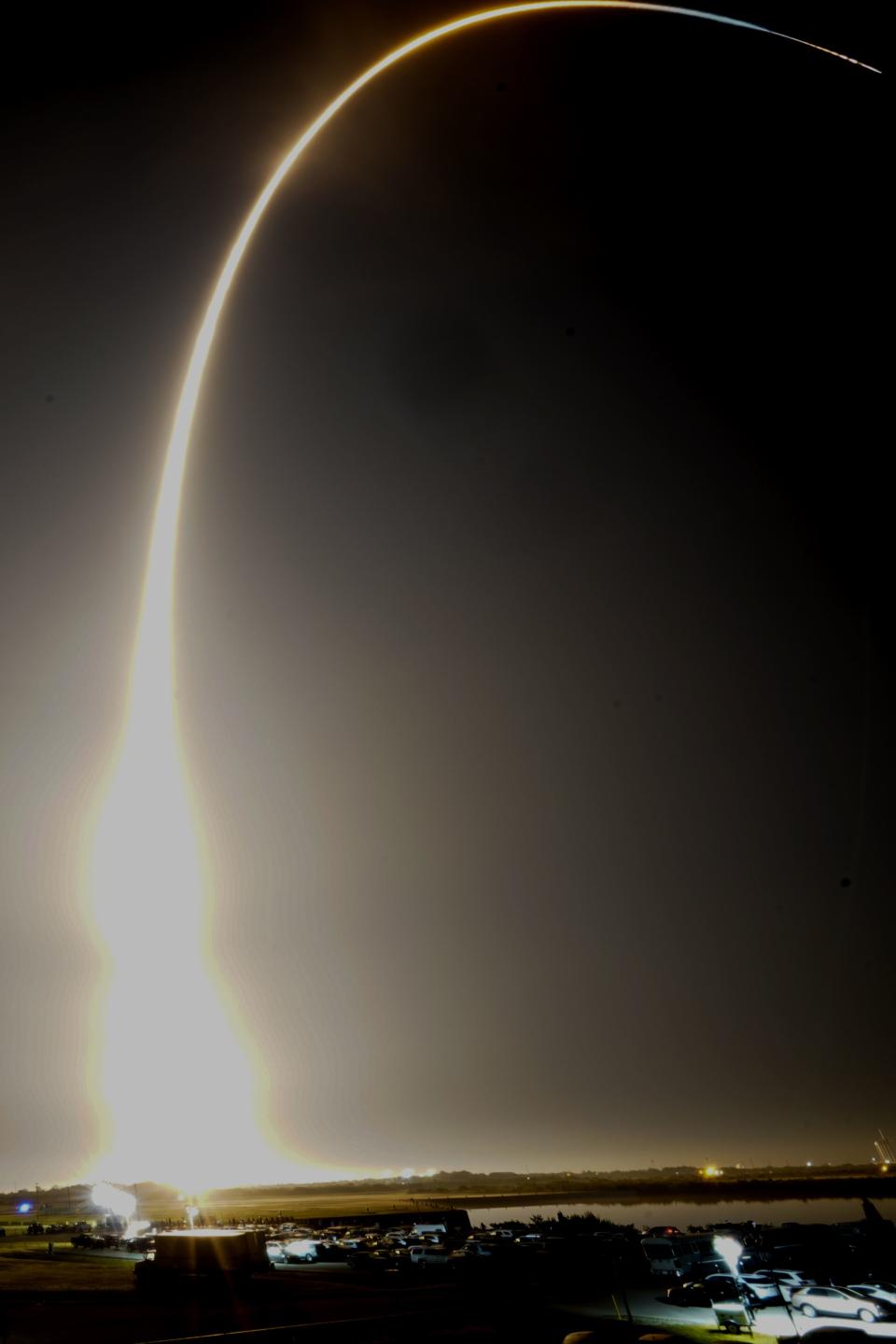 NASA's new moon rocket lifts off from Launch Pad 39B at the Kennedy Space Center in Cape Canaveral, Fla., Wednesday, Nov. 16, 2022. This launch is the first flight test of the Artemis program. (AP Photo/John Raoux)