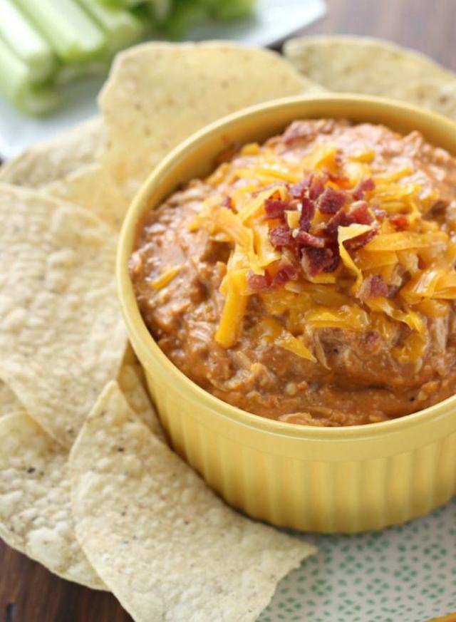 Slow Cooker Buffalo Chicken Dip - Gimme Some Oven