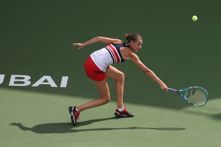 Karolina Pliskova made the Dubai final in 2015, losing to Simona Halep