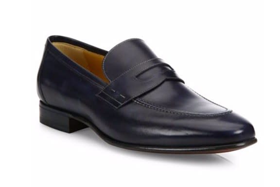 A. Testoni Slip-on Loafers