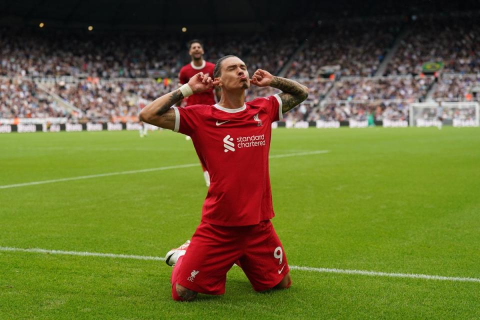 A late Darwin double won it for Liverpool (Owen Humphreys/PA) (PA Wire)