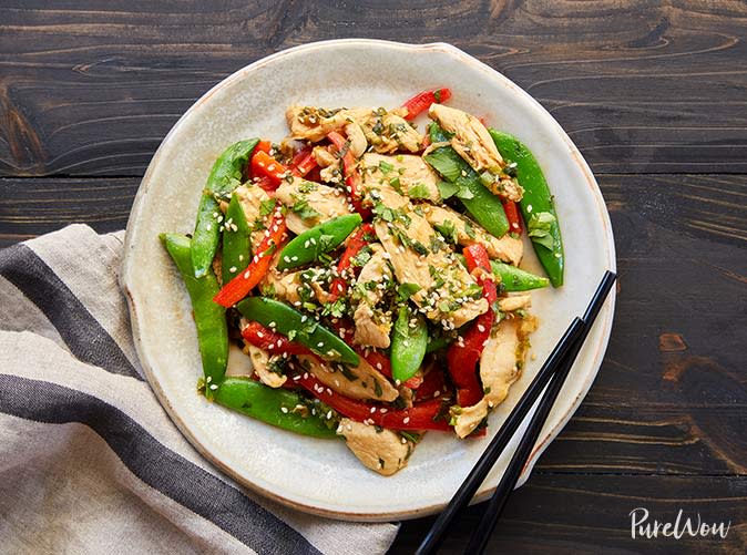 Chicken and Snap Pea Stir-Fry