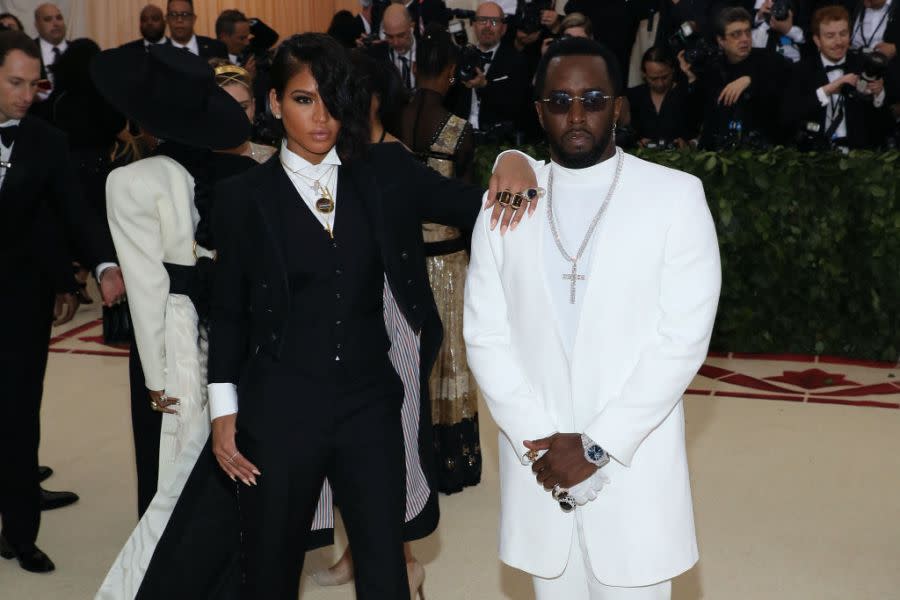 NEW YORK, NY – MAY 07: Cassie and Diddy “Heavenly Bodies: Fashion & the Catholic Imagination”, the 2018 Costume Institute Benefit at Metropolitan Museum of Art on May 7, 2018 in New York City. (Photo by Taylor Hill/Getty Images)