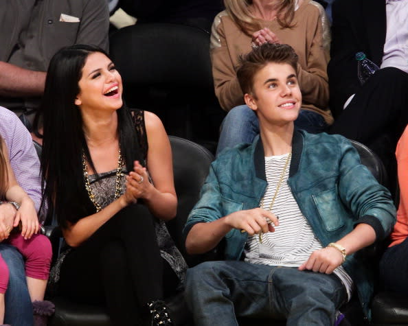 Selena Gomez and Justin Bieber