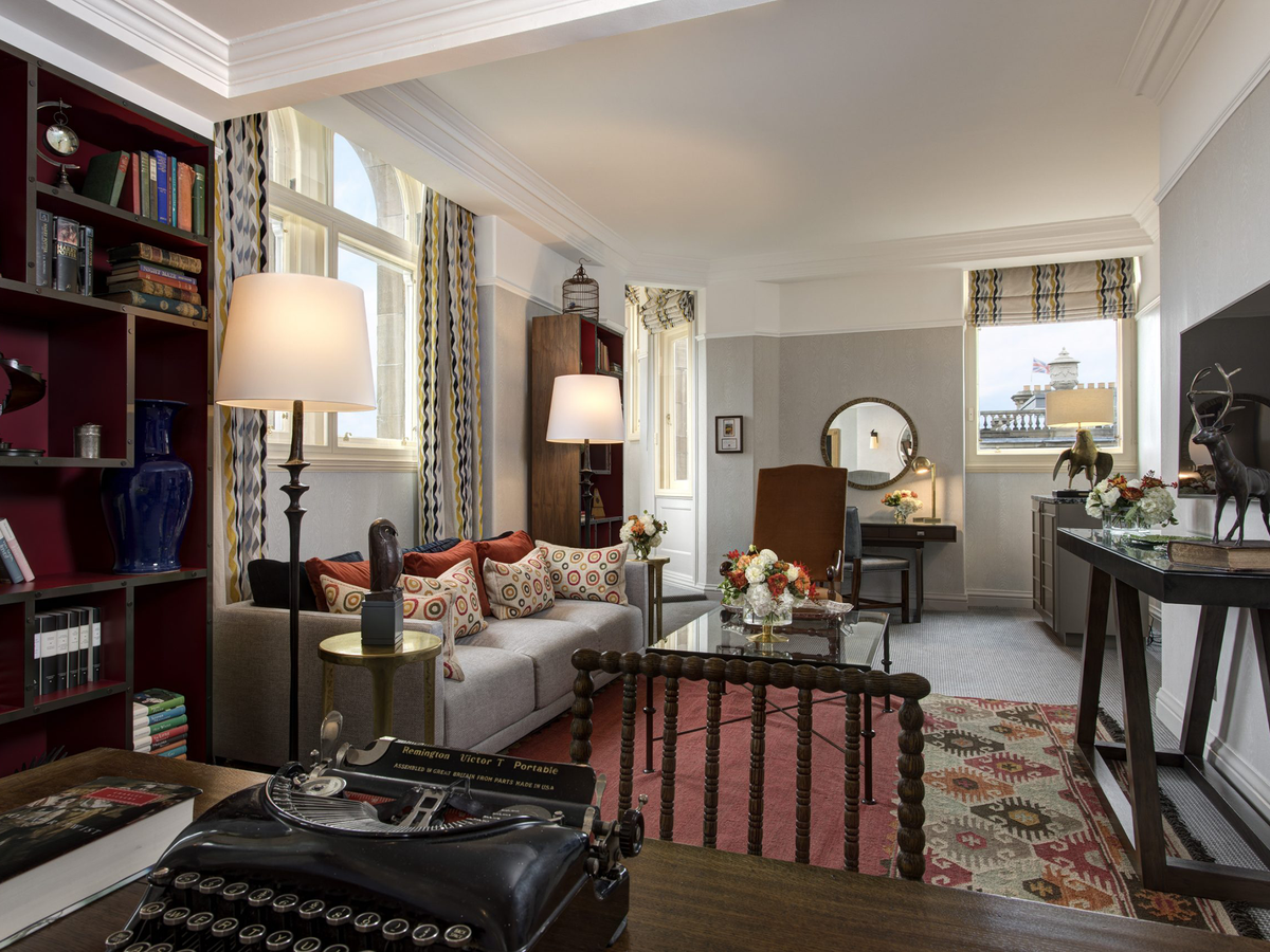 The Balmoral hotel has a JK Rowling room where the author completed her Harry Potter saga (Rocco Forte Hotels)